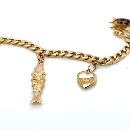 Bracelet Bracelet Charms Or Jaune 58 Facettes