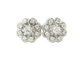 Boucles d'oreilles Boucles d'oreilles marguerites en or blanc et diamants 58 Facettes 33524
