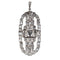 Pendentif White Gold, Art Déco Diamond Pendant 58 Facettes 0020001607