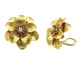 Boucles d'oreilles TIFFANY & Co. Boucles d'oreilles vintage or, rubis et diamants 58 Facettes