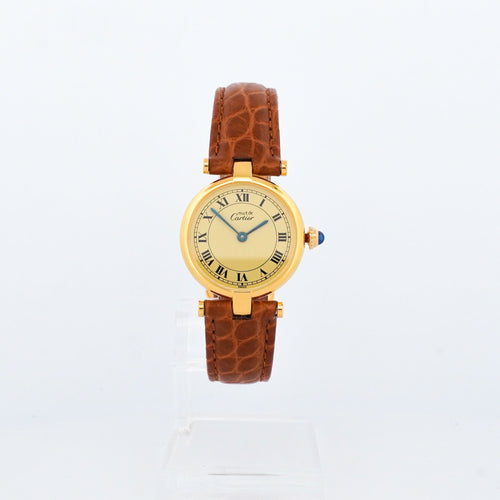Cartier Must Vendôme - Lemon roman dial - SM 58 Facettes