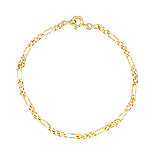 Bracelet Bracelet Maille figaro Or jaune 58 Facettes 4799495CN