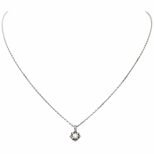 Collier Mauboussin Collier Pendentif  Ma reine d'amour Or blanc Diamant 58 Facettes 4098669RV
