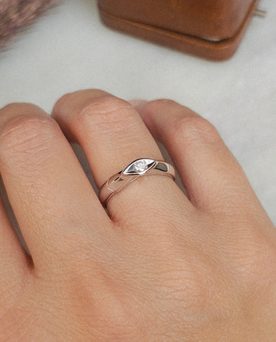 Bague Solitaire Diamant 0.10ct