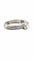Bague 52 Solitaire en diamants sur monture or blanc 18 carats 58 Facettes