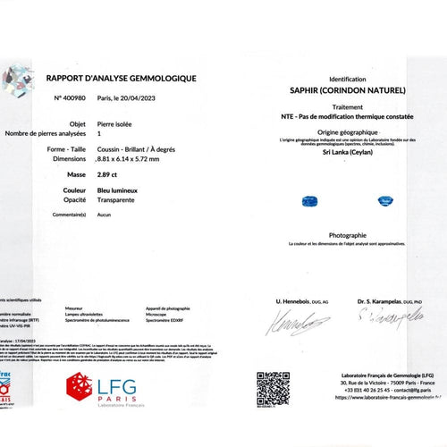 Bague 50 Bague pompadour platine, saphir et diamants. 58 Facettes 34995