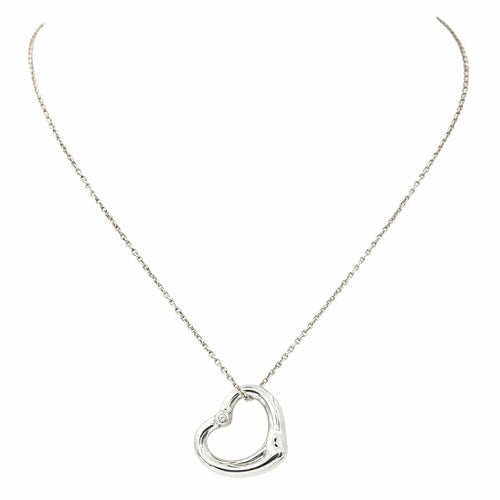 Collier Tiffany & Co Collier Open Heart Argent Diamant 58 Facettes 4516623RV