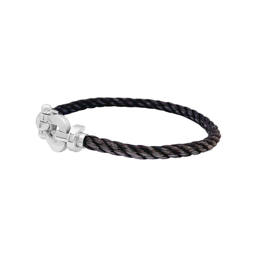 Bracelet Bracelet Fred, "Force 10", or blanc, corderie. 58 Facettes 34823