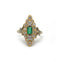 Bague 49 Bague - Or, Emeraude et Diamants 58 Facettes 250186R
