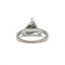 Bague 52 Solitaire Accompagné Triangle - Or blanc & Diamants 58 Facettes 250469R
