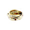 Bague 51 Bague Cartier, "Constellation", or jaune, saphirs, rubis, diamants. 58 Facettes 35360