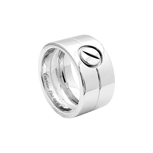 Bague 55 Bague Cartier, "Love" or blanc. 58 Facettes 35069