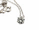 Collier Collier solitaire diamant or blanc 58 Facettes