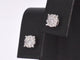 White gold earrings with brilliant cut diamonds 58 Facettes 2157