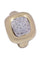 Bague 53 BAGUE MODERNE PAVAGE DIAMANTS 58 Facettes 085651