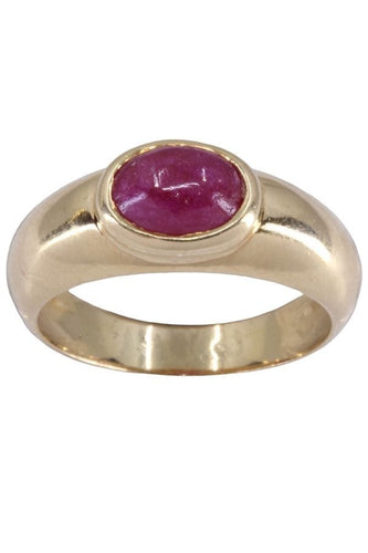 Bague 59 BAGUE JONC RUBIS 58 Facettes 086211