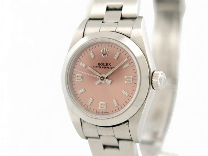 Montre montre ROLEX 76080 oyster perpetual lady rose 24mm automatique 58 Facettes 271946