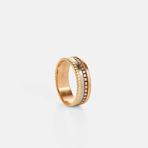 Bague 57 BOUCHERON - Bague Quatre en 3 ors et PVD 58 Facettes