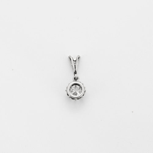 Pendentif Chaîne & pendentif or platine diamants 58 Facettes