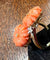 Bague 55 Bague or jaune, fleurs corail et brillants 58 Facettes 7245 A