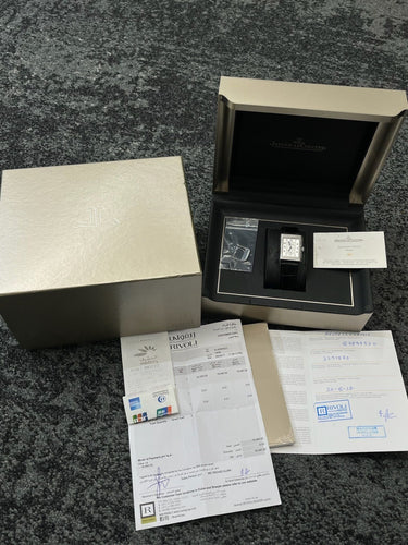 Montre Jaeger-LeCoultre Reverso Classic Small Large Small 214.8.62 Coffret complet 2017 + Boucle Déployante 58 Facettes