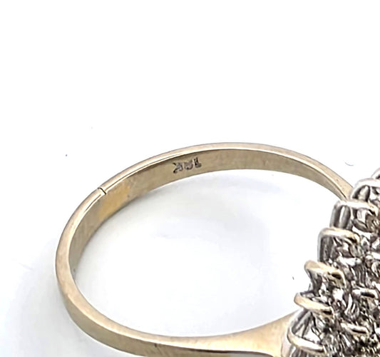 Anello - Anello en or blanc 18k et diamants