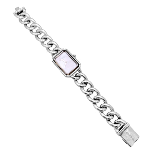 Montre Montre Chanel "Première chaine", acier, nacre et diamants 58 Facettes 35048