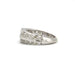 Bague 50 Bague or blanc et diamants 58 Facettes 220453R