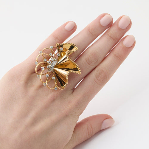 Bague 54 Bague 1950 58 Facettes