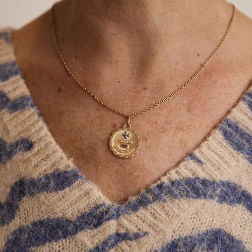 Pendentif Médaille d'amour de la maison Augis 58 Facettes