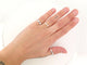 Bague 48 bague DINH VAN impression domino t48 or blanc 18k 42 diamants 0.30ct 58 Facettes 271715