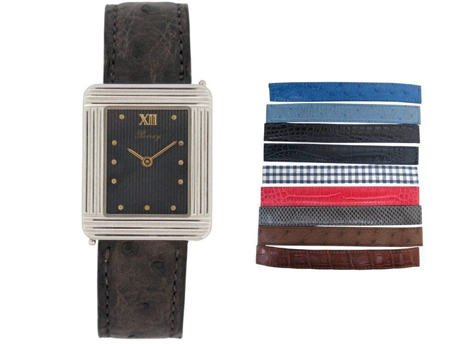 Montre montre POIRAY ma premiere pm 26mm quartz en acier palladie + 9 bracelets 58 Facettes 269042