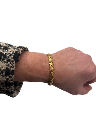 Bracelet Bracelet en or jaune 18 carats. 58 Facettes