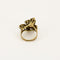 Bague 46,5 Bague or jaune à décor de papillon, opale, émail et diamants 58 Facettes B250439