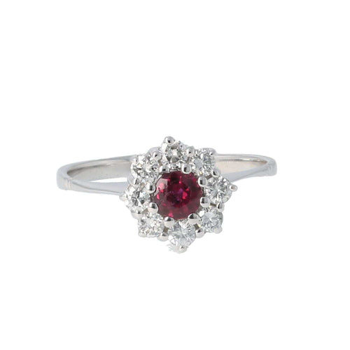 Bague Bague en diamant rubis 58 Facettes 4033