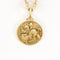 Collier Chaîne en or jaune et médaille augis 58 Facettes LAN1420