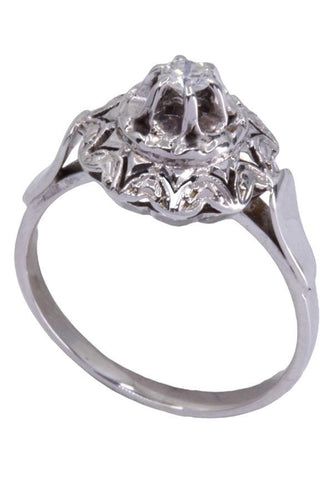 Bague 49 SOLITAIRE DIAMANT 0.07 CARAT 58 Facettes 082631