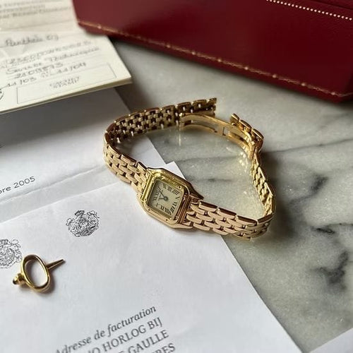 Montre CARTIER - Montre Panthère Mini or jaune 58 Facettes 328