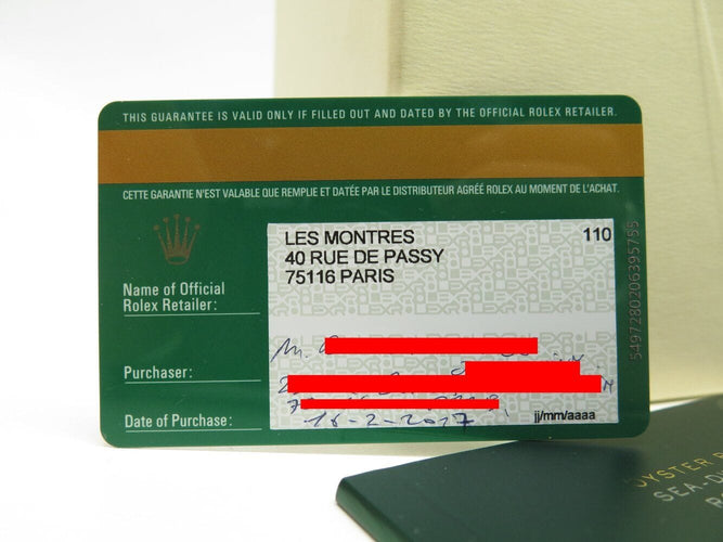 Montre montre ROLEX deepsea sea dweller 116660 d-blue automatique 44mm 2017 boite 58 Facettes 271999