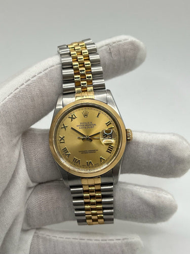 Montre Rolex Datejust 36 Jubilee 2003 58 Facettes