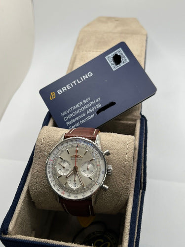 Montre Breitling Navitimer 1 B01 Chronograph AB0139211G1P1 58 Facettes