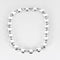 Collier Arthus Bertrand - Collier en argent à maillons ovale 58 Facettes B250497