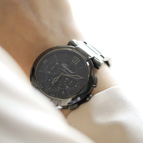 Montre Montre Chopard Imperiale Chronographe 40 mm DLC Full Black – Ref. 388549-3005 – Automatique – Vers 2020 58 Facettes FB10803