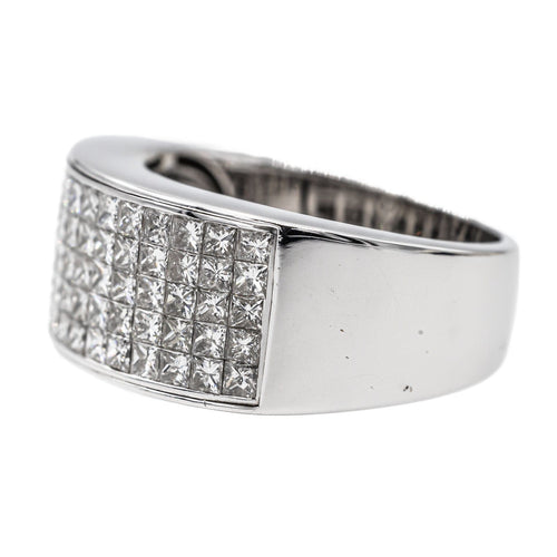Bague 54 Bague Or blanc Diamant 58 Facettes 3017711RV