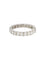 Bague 59 Alliance or blanc diamants ronds 2.4 carats 58 Facettes 1099.33