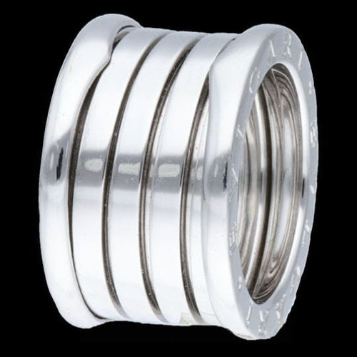 Bague 53 B.Zero1 Or Blanc 5 Rangs 58 Facettes 5010