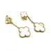 VAN CLEEF & ARPELS earrings - Magic Alhambra, yellow gold and mother-of-pearl earrings 58 Facettes