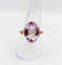 Bague 60 Bague cocktail or rose améthyste (circa 1900) 58 Facettes A05941