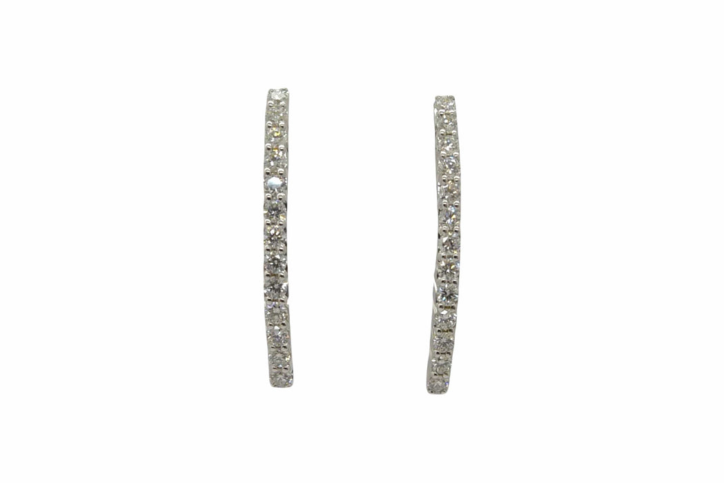 Boucles d'oreilles Boucles d'oreilles or et diamants 0,39 ct 58 Facettes 00019401