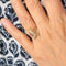 Bague 50 Bague or jaune, rubis, motifs "arabesques" 58 Facettes